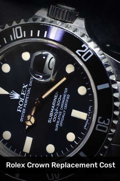 rolex crown replacement cost|rolex repair shops near me.